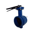 New style and cheap cast iron double eccentric butterfly valve